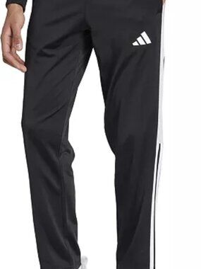 Adidas Men's Stripe Logo Snap Bottom Sweats Large NWT